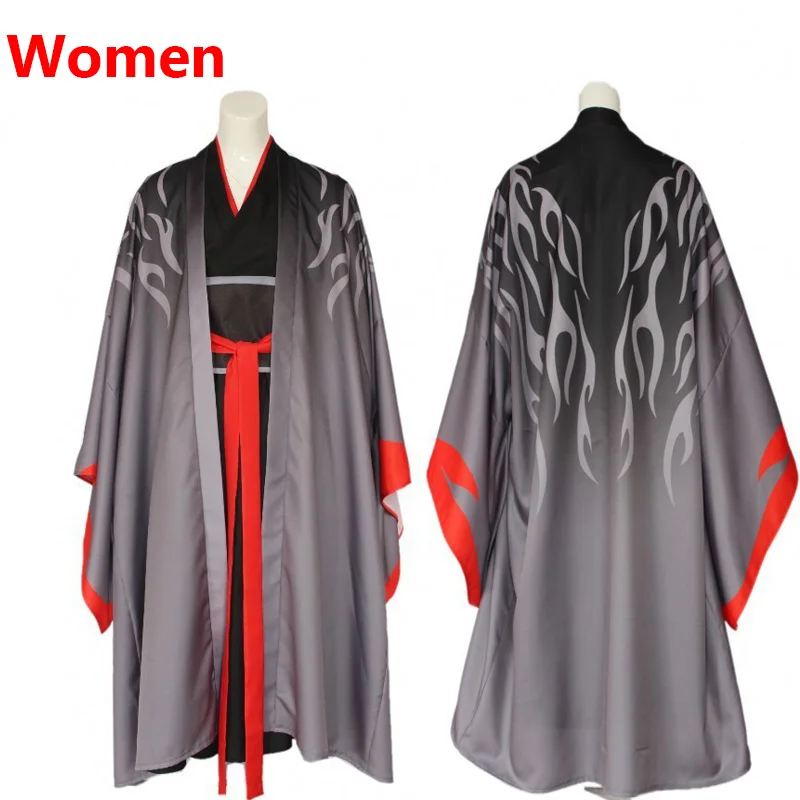 Wei Wuxian The Yiling, косплей, большой демон, маскарадный костюм Wei Wuxian Mo Bao Hu Shi, костюм унисекс, костюм на Хэллоуин - Цвет: Women