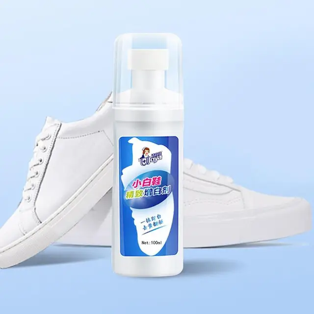 100ml Shoes Cleaner Whitener Portable High Performance Premium Renew for  Canvas Shoes Basketball Shoes Clean decontaminate