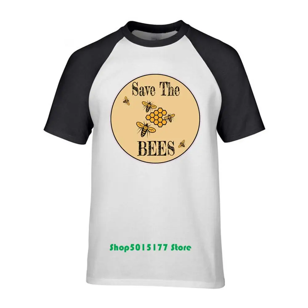 Save the bees house футболка мужская с принтом The Bees из желтого хлопка размера плюс Топы
