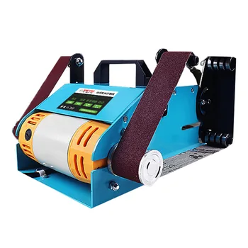 

Double-head Shaft Belt Machine Small Grinding Knife Micro Table 220V Woodworking Jade Metal Polishing Machine Grinding Machine