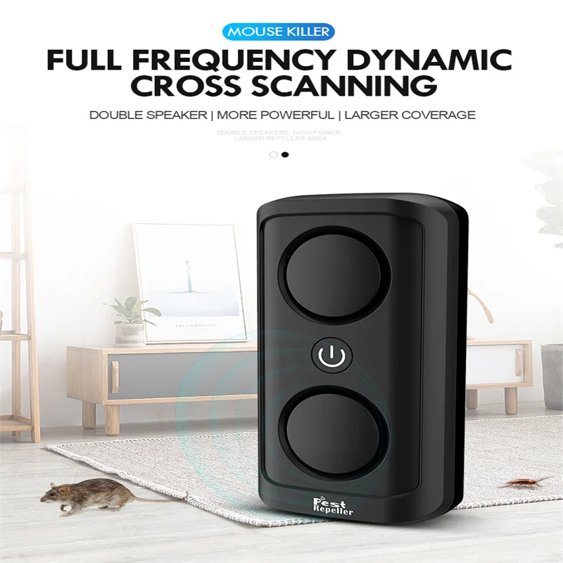 Electronic Ultrasonic Pest Control Repeller Rat Mosquito Mouse Insect Rodent Cockroach For Home US/EU/UK Plug | Дом и сад