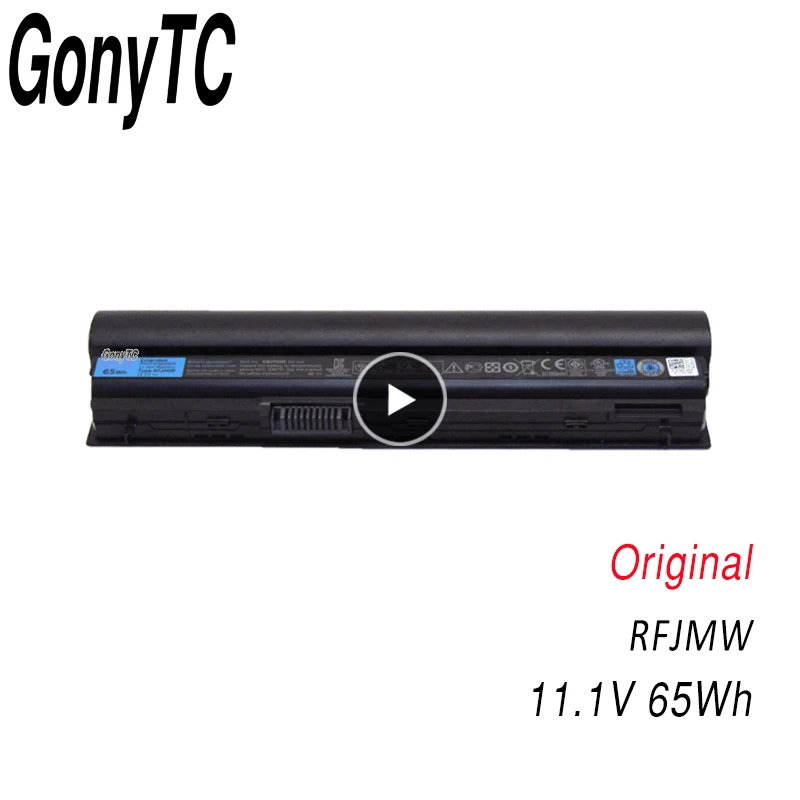

GONYTC RFJMW original Laptop Battery For DELL E6320 E6330 E6220 E6230 E6120 FRR0G KJ321 K4CP5 J79X4 P7VRH