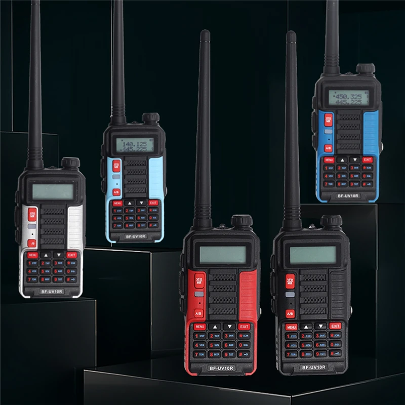 Baofeng UV-10R Professional Walkie Talkie 10W High Power Dual Band Two Way CB Ham Radios 10 KM HF Transceiver VHF UHF UV 10R USB 5