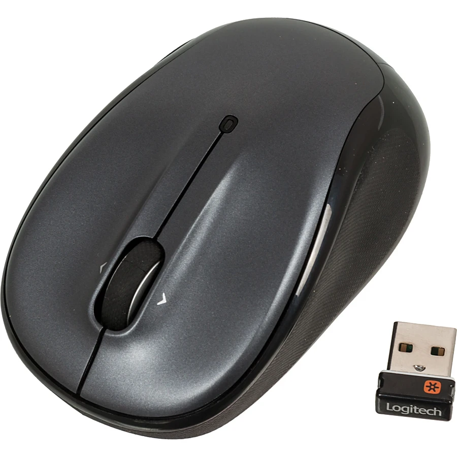 Мышь Logitech M325 черный оптическая(1000dpi) беспроводная USB1.1 для ноутбука(2but