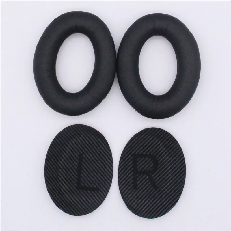 Replacement Ear Pads Earpads for Bose QuietComfort QC 2 15 25 35 Ear Cushion for QC2 QC15 QC25 QC35 SoundTrue SoundLink Around-Ear Headphones (4)