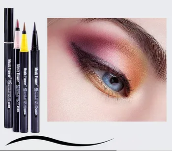 

Official Music Flower Waterproof Liquid Eye shadow Eyeliner Pearly Pen Anti-sweat Gel Texture 24 Hours Long-lasting Smudge-proof