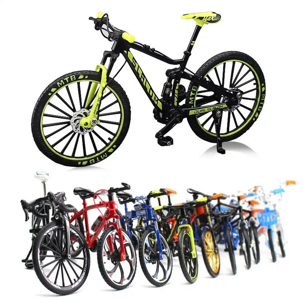 Mini 1:10 Alloy Model Bicycle Finger Mountain bike Racing Diecast Metal Toy