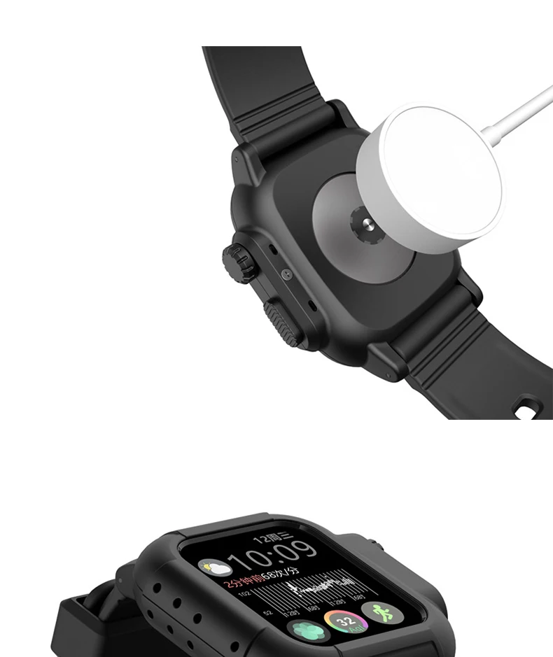 Ремешок для смарт-часов pple 5 для iwatch5 чехол силиконовый ремешок для дайвинга спортивный водонепроницаемый ремешок 44 мм 42 мм 40 мм 38 мм