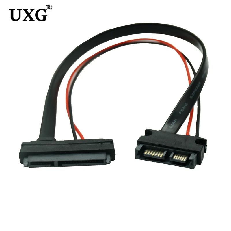 SATA-Adapter-Cable-Serial-ATA-22Pin-7-15-Female-to-Slimline-SATA-13Pin ...