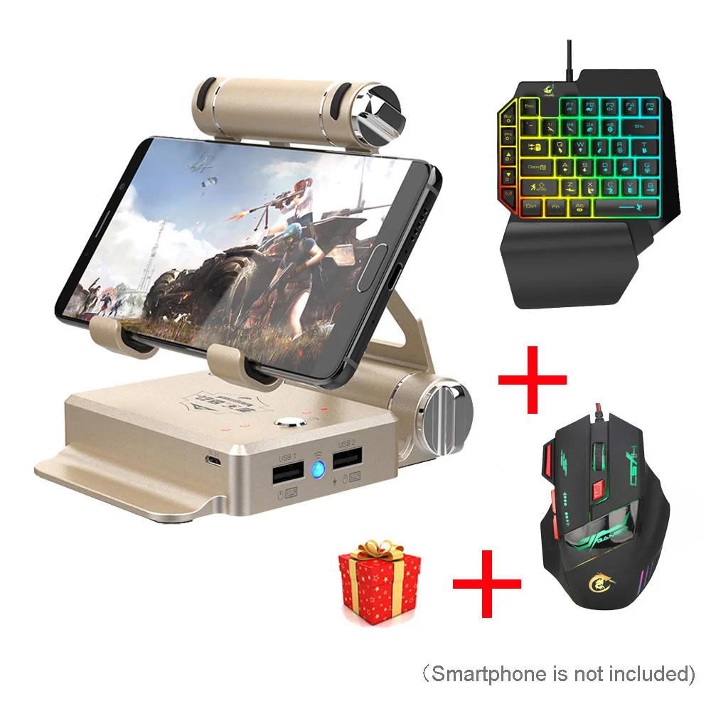  GameSir X1 BattleDock Keyboard-Mouse-Converter Bluetooth Gamepad For FPS Mobile Game like PUBG COD 