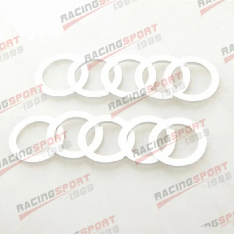 

10 x алюминиевых шайб AN6 ID14.5mm 9/16 "AN -6 шайб для адаптера