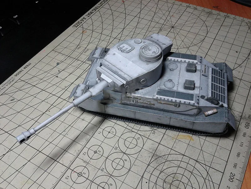 Американский мерный Танк Sherman M4A3 3D бумажная модель Tank World военная Инструкция