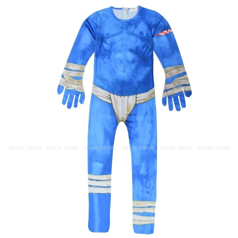 Halloween Children Animal Cartoon Demon Devil Vampire 3D Print Jumpsuit Kids Boy Girl Party Performance Scary Cosplay Costume