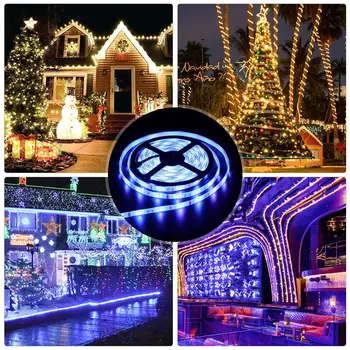 

YUNLIGHTS 2PCS 10M Light Strip Infrared Control LED Lights Strip For Birthday Christmas Party Decoration With US EU UK Plug A4