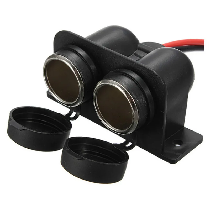 

Universal 12V Portable Car Cigarette Lighter Socket Adapter Connector For Motorcycle Car Interior Parts
