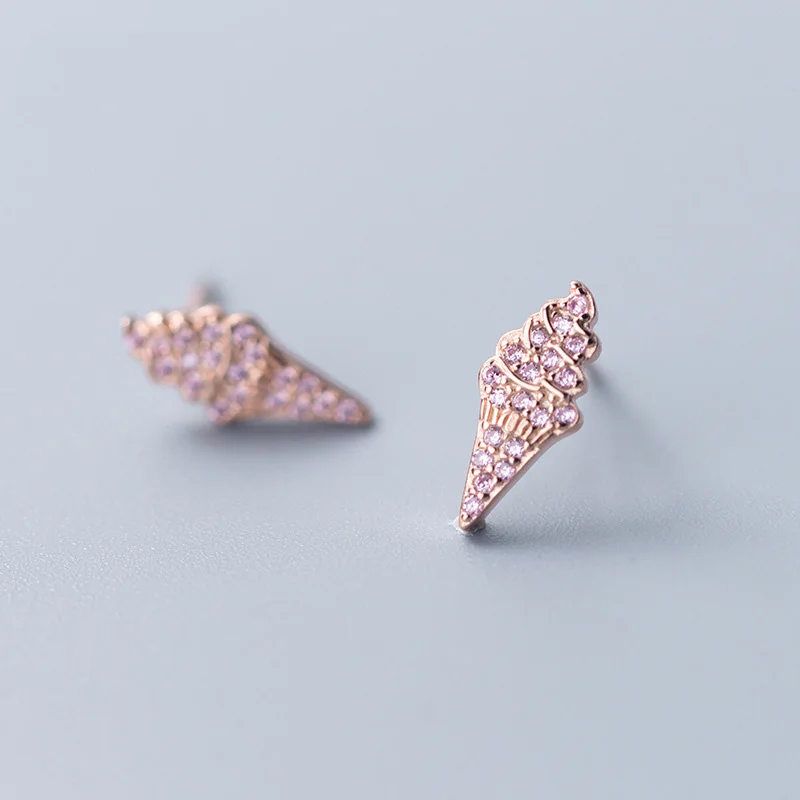 Серьги гвоздики из серебра 100% пробы с фианитом|Серьги-гвоздики| |