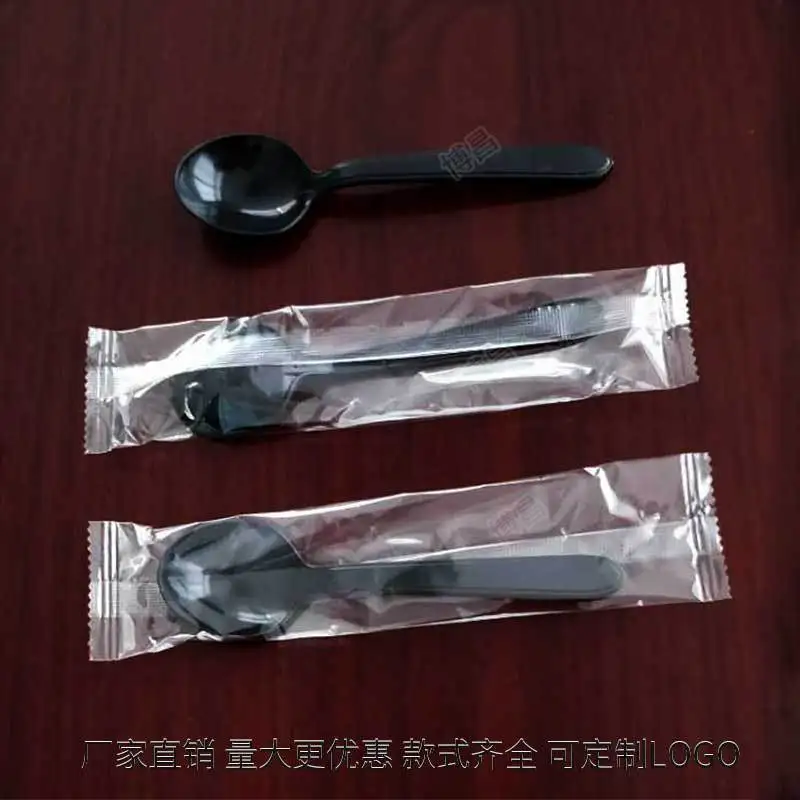 

Disposable Plastic Spoon Pp Small Spoon Individual Package Pudding Spoon Cake Dessert Spoon Tableware Wholesale
