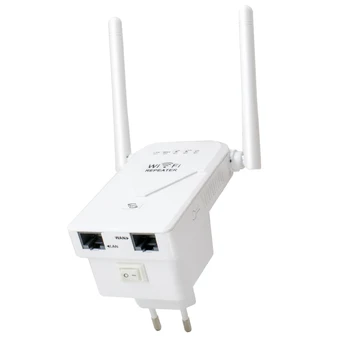 

Wifi Signal Amplifier, 750M Wireless Booster WiFi Range Extender Amplifier Repeater Ap Expand Home WiFi Extender EU Plug