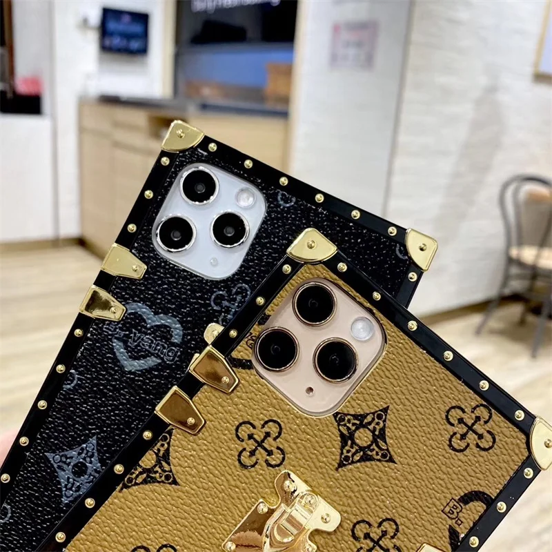 lv square phone case