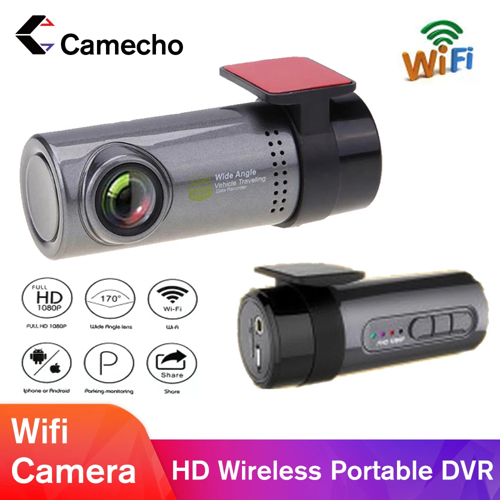 Мини видеорегистратор Camecho Wi Fi камера HD цифровой регистратор видеокамера