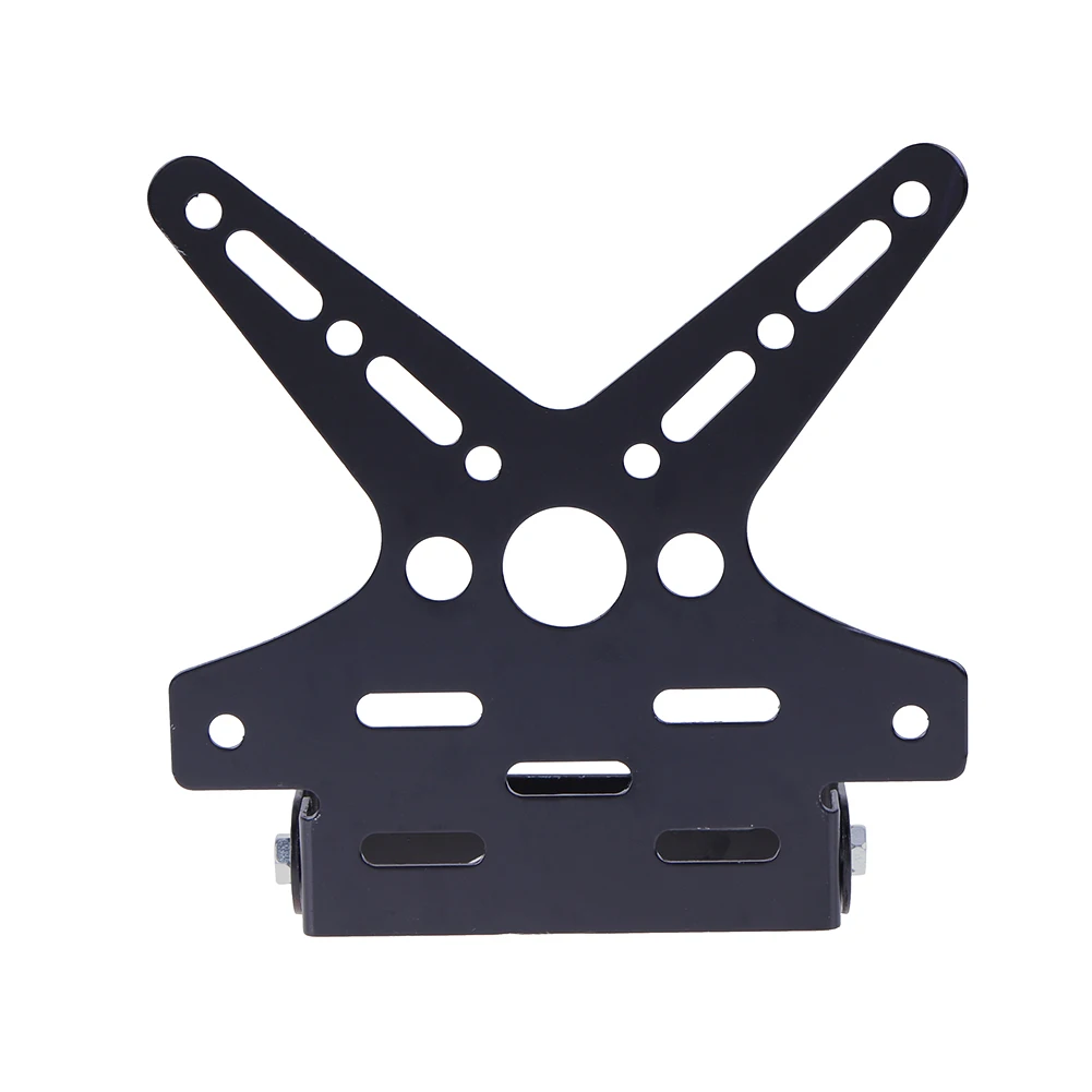 

Electroplate Aluminum Alloy Motorcycle Rear License Plate Frame Motorbike Scooter Number Plate Holder