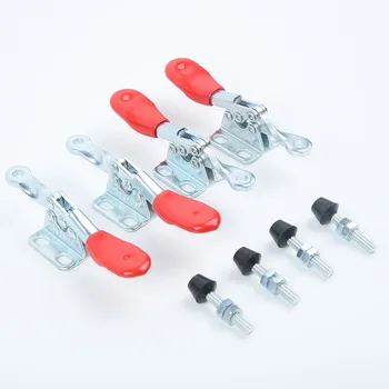 

4pcs Toggle Clamp GH-201A 201-A Horizontal Quick Release Hand Tool Anti Slip