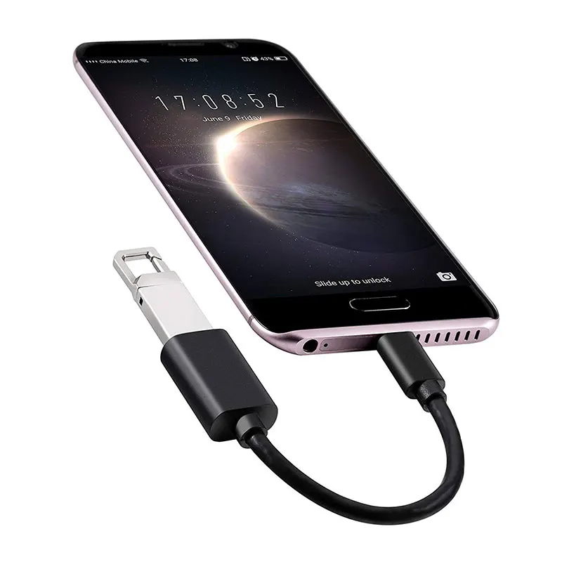 Type C OTG Adapter Cable to USB 2.0 For Samsung S9 S10 Huawei P30 Xiaomi Mi 9 Android MacBook Mouse Tablet PC|Кабели для мобильных