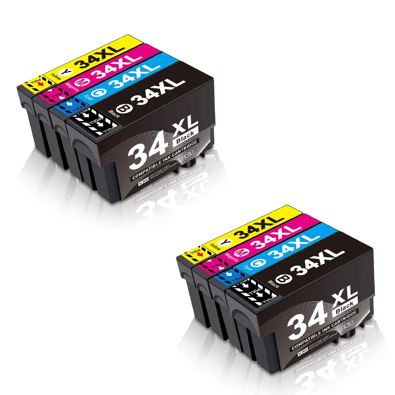 Картридж чернильный совместимый с Epson 34 34XL T3471 T3472 T3473 T3474 | Компьютеры и офис