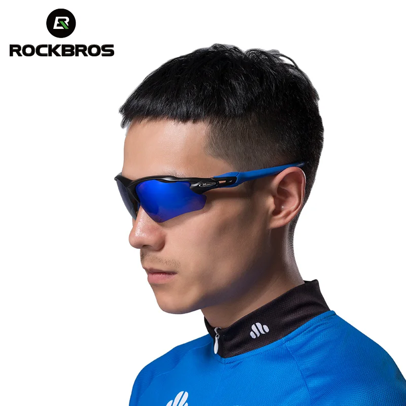 ROCKBROS UV400 поляризованные велосипедные очки спортивные очки сверхлегкие для езды на велосипеде Солнцезащитные очки для рыбалки Велосипедное оборудование