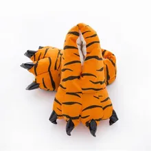 Мужские плюшевые тапочки; милая обувь с рисунком животных; мужские меховые шлепанцы; теплая Домашняя хлопковая обувь; мужские меховые Вьетнамки; Лидер продаж