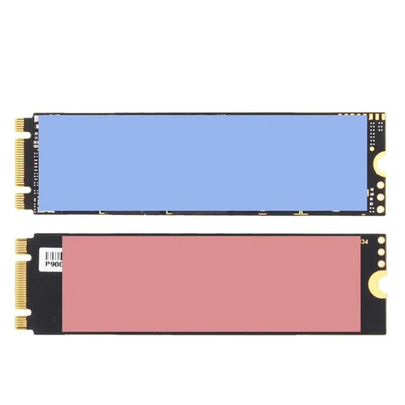 Двухсторонний теплоотвод NVME NGFF M.2 охлаждающий вентилятор металлический лист