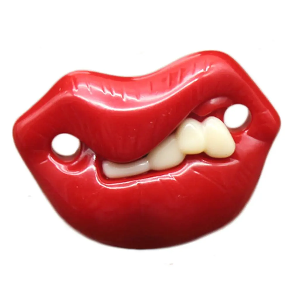 

Funny Pacifier Kids Safe Dummy Nipple Portable Baby Teat Baby Pacifier Strengthen Baby's Gums Silicon Infant Toys Silicone 1 PC