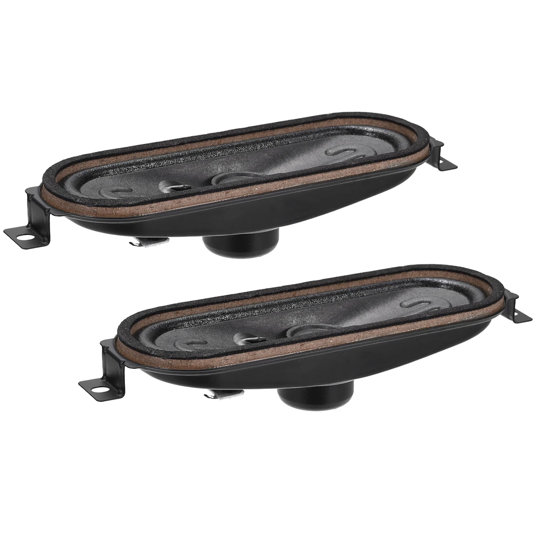 

uxcell 2pcs 10W 8 Ohm DIY Magnetic Speaker 45mm X 150mm Square Shape Replacement Loudspeaker for LCD TV