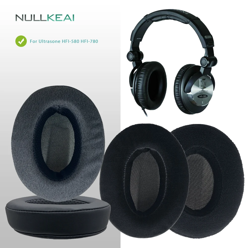 NULLKEAI сменные утолщенные кожаные накладки на наушники для Ultrasone HFI 580 780 гарнитура усовершенствованная