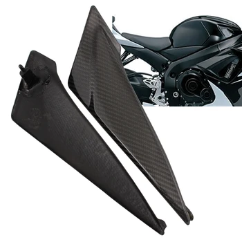 

Motorcycle Custom Carbon Fiber Black Protector Fairings Fuel Gas Tank Side Panel Cover For SUZUKI GSXR600 750 K11 11-14 Models