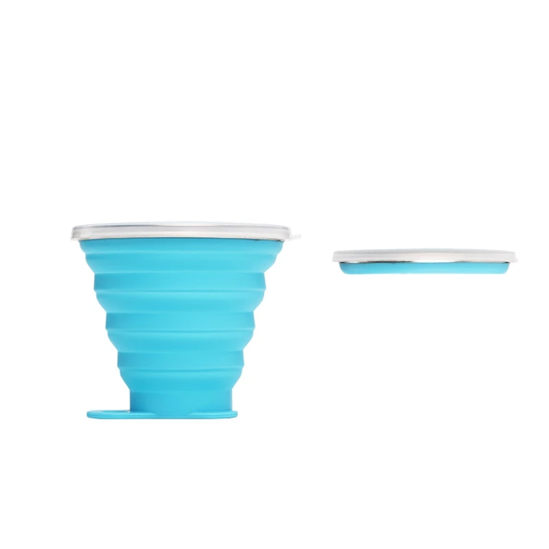 

Outdoor Camping Exquisite Folding Cup 270ML Large Capacity Silicone Folding Creative Telescopic Sports Bottle