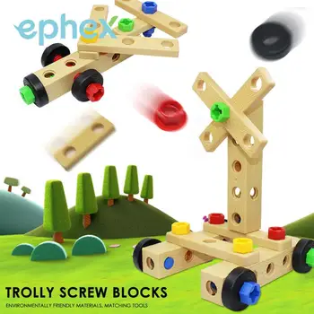 

Ephex Cool Plastic Safe Material ABS Nut Diversification Multicolor Intelligence Assembling Toys Novelty Practice Decor