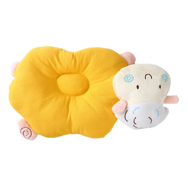 Подушка для защиты головы, подушка для новорожденных, детские подушки с животным принтом, хлопковая детская подушка, позиционер сна
