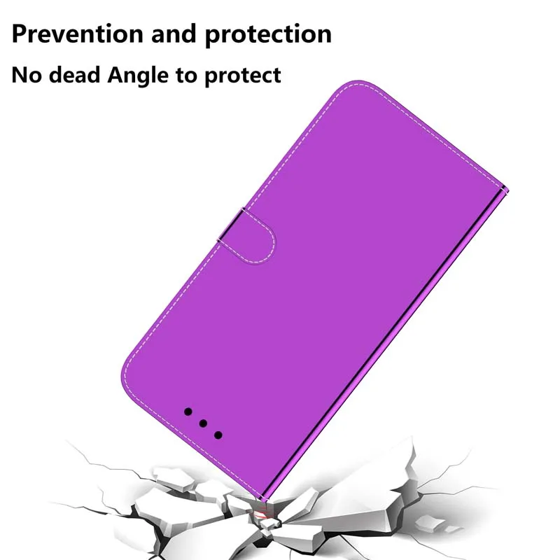 Зеркальный флип-чехол для телефона samsung Galaxy S10 S9 S8 Plus 10E кожаный чехол s для samsung Galaxy Note 10 10+ 10Pro M10 M30S чехол
