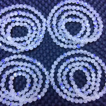 

Anju Moonstone Bracelet with Multiple Circles and Single Circle of Natural 4mm