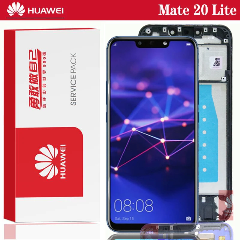 DHL 10 шт./лот IPS дисплей с рамкой для Huawei Mate 20 Lite ЖК сенсорный экран дигитайзер Mate20