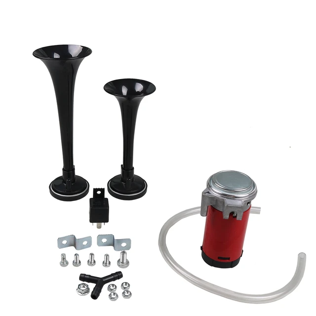 Auto Motorrad Luf thorn 12v 115db rot/schwarz Zug Kit Doppel