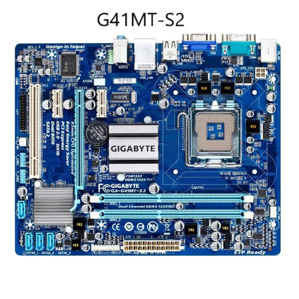 

Оригинальная материнская плата G41MT-S2 S2P S2PT G41, десктопная материнская плата DDR3 DIMM, десктопная материнская плата