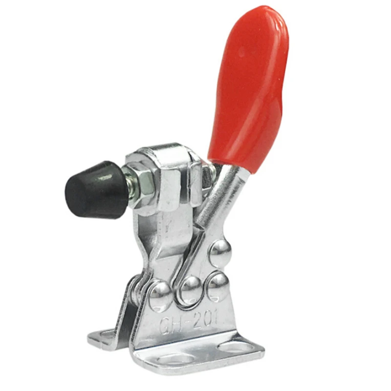 Abrazadera de palanca GH201/GH-13009 de liberación rápida, acción de empuje, abrazaderas de tipo Vertical/Horizontal, herramienta de mano para carpintería, 4 tipos ► Foto 2/6