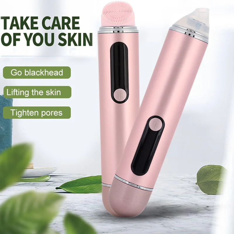 

Black Head Cleaner Blackhead Beauty Apparatus Blackhead Removal Equipment Cleansing Intelligent 2 Colors Metal Cupping