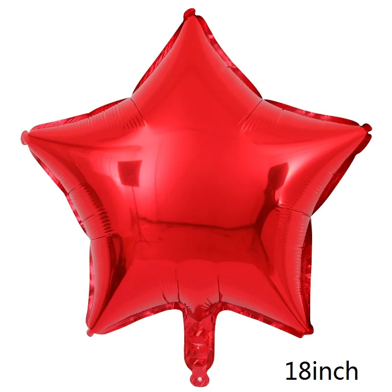 Высокое качество 40 дюймов красные воздушные шары из фольги с надписью «любовь» юбилей Свадьба День святого Валентина для женщин девочек День рождения украшения - Цвет: 2pcs red star