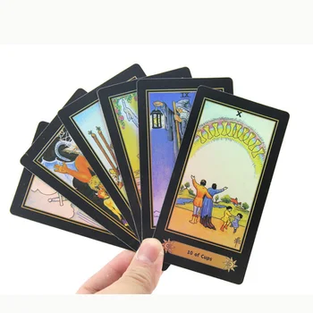 

78 PCS Cards Tarot Cards Board Game High Quality Paper Full English Edition for Astrologer