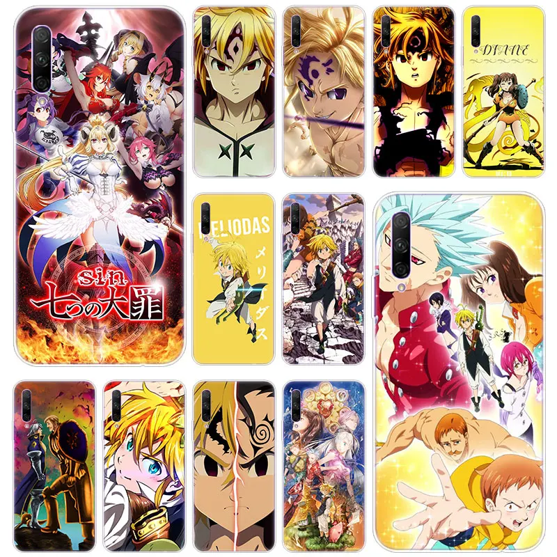 Силиконовый чехол Nanatsu no Taizai Seven Deadly Sins для Huawei Honor 20 20i 10i 10 9 8 Lite 9X 8X 8A 8S 7S 7A Pro View