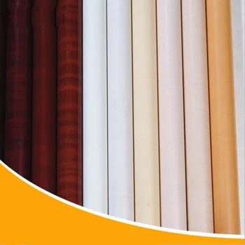 

Wood grain Home Decor Furniture Vinyl Wrap Waterproof Wall Sticker Self Adhesive PVC Wallpaper Kitchen Desk Door Decorative Film
