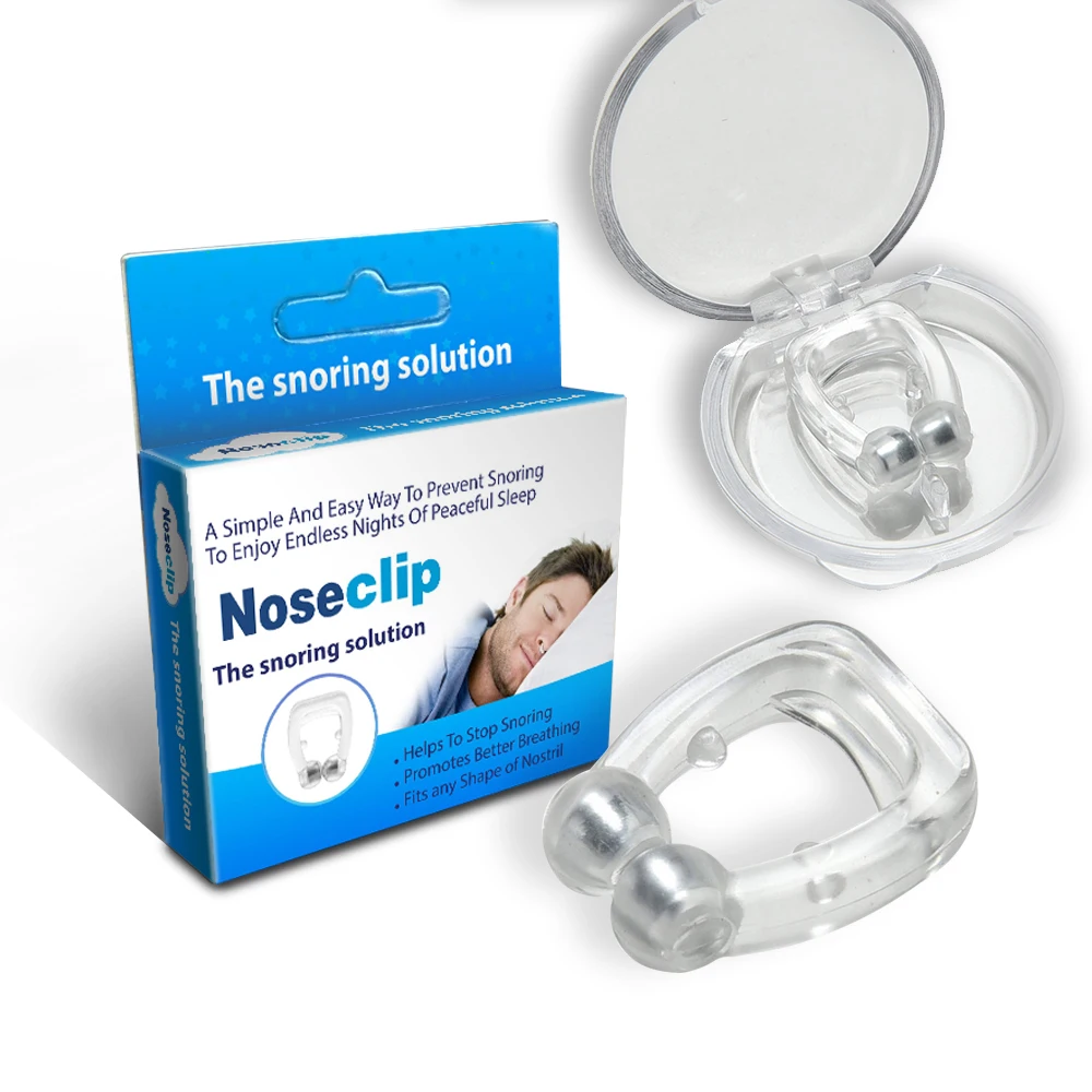 

Anti Snore Nose Clip Magnetic Anti-snore Nasal Dilator Device Better Breathe Reduce Snoring Sleep Tight Antisnoring Solution Aid